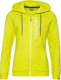 HEAD RACKET Club Greta Sweater Met Ritssluiting Vrouwen Geel - Maat S