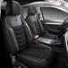 Nissan Housses de siège auto pour Nissan Qashqai, Cuir synthétique noir