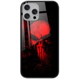 ERT GROUP mobiel telefoonhoesje voor Apple Iphone X origineel en officieel erkend Marvel patroon Punisher 001 gemaakt van gehard glas, aangepast aan de vorm van de mobiele telefoon, beschermhoes