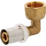 Coude à raccordement rapide multicouche à sertir Th-h-u-rfz 20x27 - Ø16