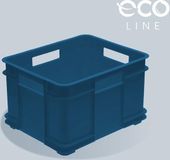 Keeeper Eco Plastic Opbergdoos (PP), 43x35x24 cm, 28 l, blauw