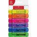 Faber-Castell Markeerstift Set, 6 Stuks, Neon Kleuren