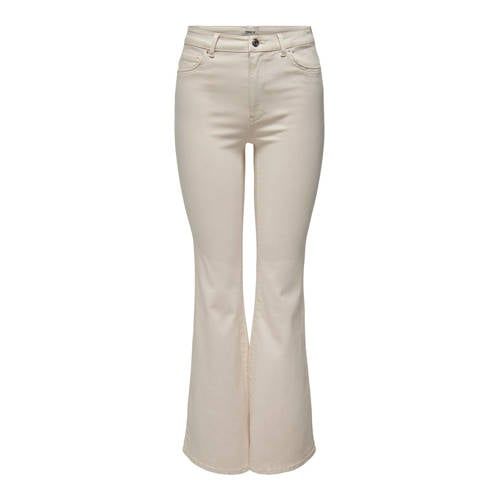 ONLY ONLLUSH flared jeans - ecru