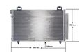 MAHLE AC 814 000S Condenseur De Clim avec déshydrateur