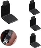 Wan GmbH Clip de ceinture de sécurité - Réglage de ceinture de sécurité automobile - Positionnement de la sangle d'épaule et de cou - Voitures, coupés, SUV, avions - Noir