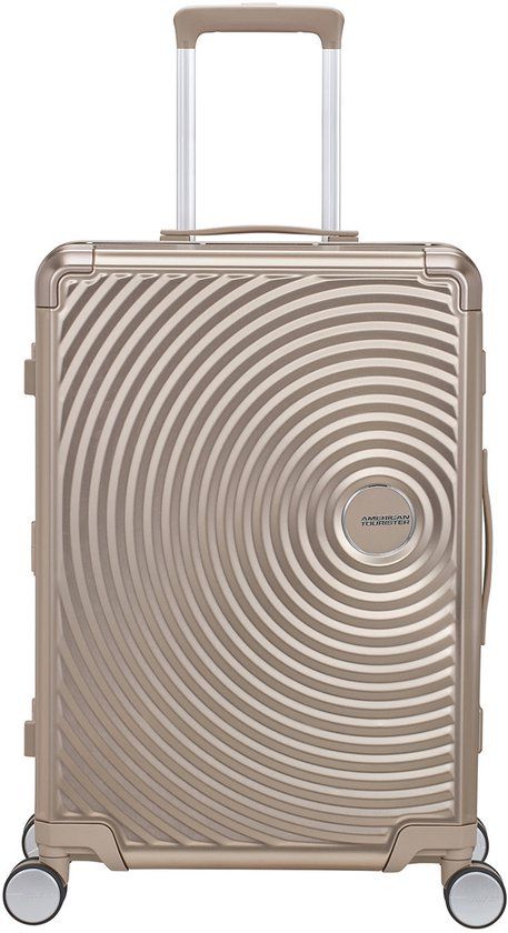 American Tourister Soundbox Alu Spinner 68 / 25 TSA Trolley Bronze Taupe