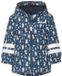 Playshoes Outdoorjas voor kinderen met bosdierenmotief en fleecevoering - Marine
