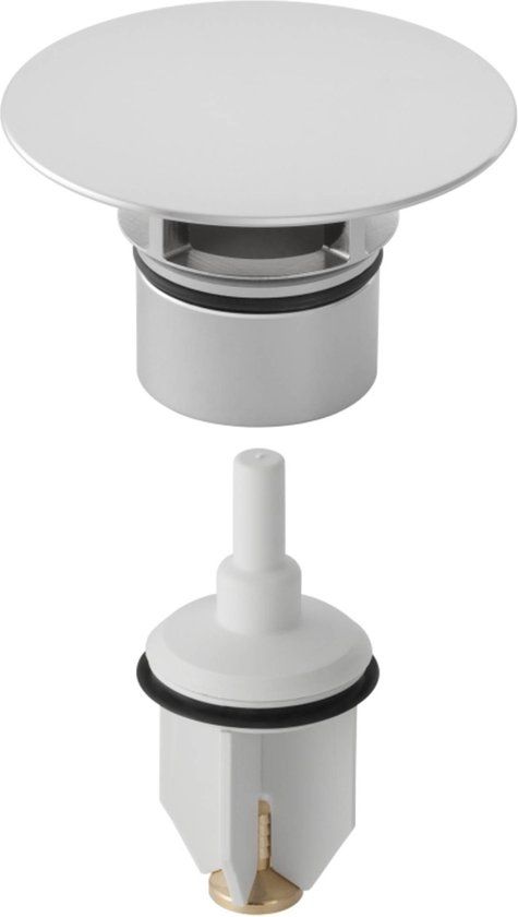 Geberit Afvoerplug (Overloop Combinatie) 240.750.21.1 - RVS - 5 jaar garantie