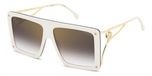 Carrera CA UNICA/SE Ivory/Gold Mirrored on Brown Shaded Zonnebril Dames