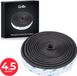Grillx Kamado Glasvezel Pakking - 4,5 meter x 3 cm - Fiberglass BBQ Vilt - Incl. 2 Connectoren - Voor Alle Kamado's tot 26 inch