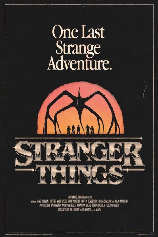 GRUPO ERIK Poster Stranger Things - S5 - One last Adventure 61x91,5cm