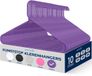 SereneLife Kleerhanger - 10 Stuks Plastic Hangers - Antislip Ruimtebesparende Kledinghangers - Paars