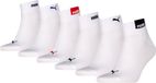 Puma Unisex Sokken 6 Pack Maat 39-42 Wit Effen Katoen/Polyester/Polyamide