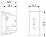 Vimar 30201.C, 1 module(s), P11, Beige, IP20