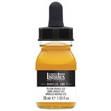Liquitex 4260414 vloeibare professionele acrylverf - inkt, hoog gepigmenteerde airbrush verf - Acryl Inkt 30ml, Yellow Orange Azo