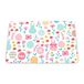 Bonamaison Rechthoekige muismat met digitale print, antislip onderkant, voor kantoor en thuis, 22 x 18 cm