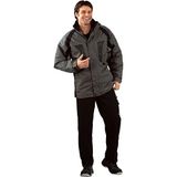 Planam Parka "Winter Space" maat S, zwart/lichtgrijs, 3350044