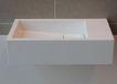Luca Fontein Luca Sanitair 35x18x9cm Solid Surface Zonder Kraangat Links Of Rechts Mat Wit