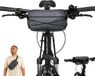 Johnny Urban Sacoche de vélo étanche gris - Arlo - Sacoche de vélo et sac banane 2 en 1