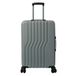 TOTTO Koffer met harde schaal, middelgroot, model Nomad M, 40 x 56 x 24 cm, inhoud 53 l, schokbestendig, dubbele wielen, telescopische handgreep, interne riemen, 3-cijferig hangslot, kleur monument