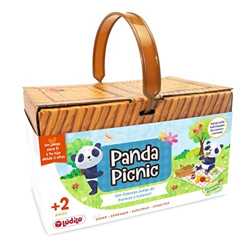 Ludilo - Panda-picknick, educatief speelgoed 2 jaar, speelgoed voor kinderen van 2 jaar, speelgoed voor meisjes van 2 jaar en kinderen, speelgoed voor jongens en meisjes, 2 jaar of meer
