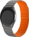 Strap-it Siliconen Smartwatch bandje - Polar Grit X Pro - Grijs/Oranje