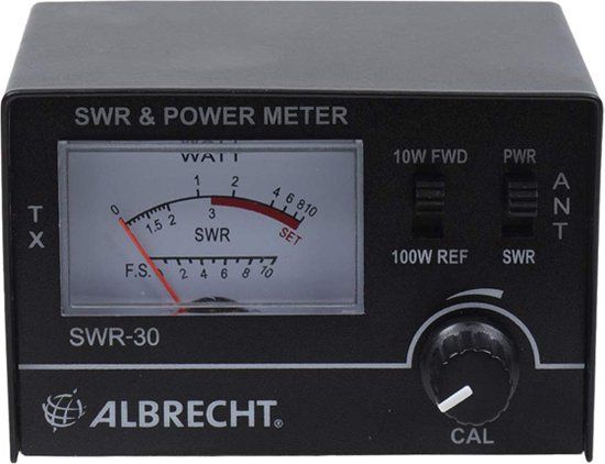 Albrecht SWR-30 SWR/Watt meter - Zwart - Metaal - CE