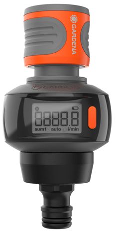 GARDENA 18350-20 Waterslangkoppeling - Zwart/Grijs/Oranje - 1 stuk