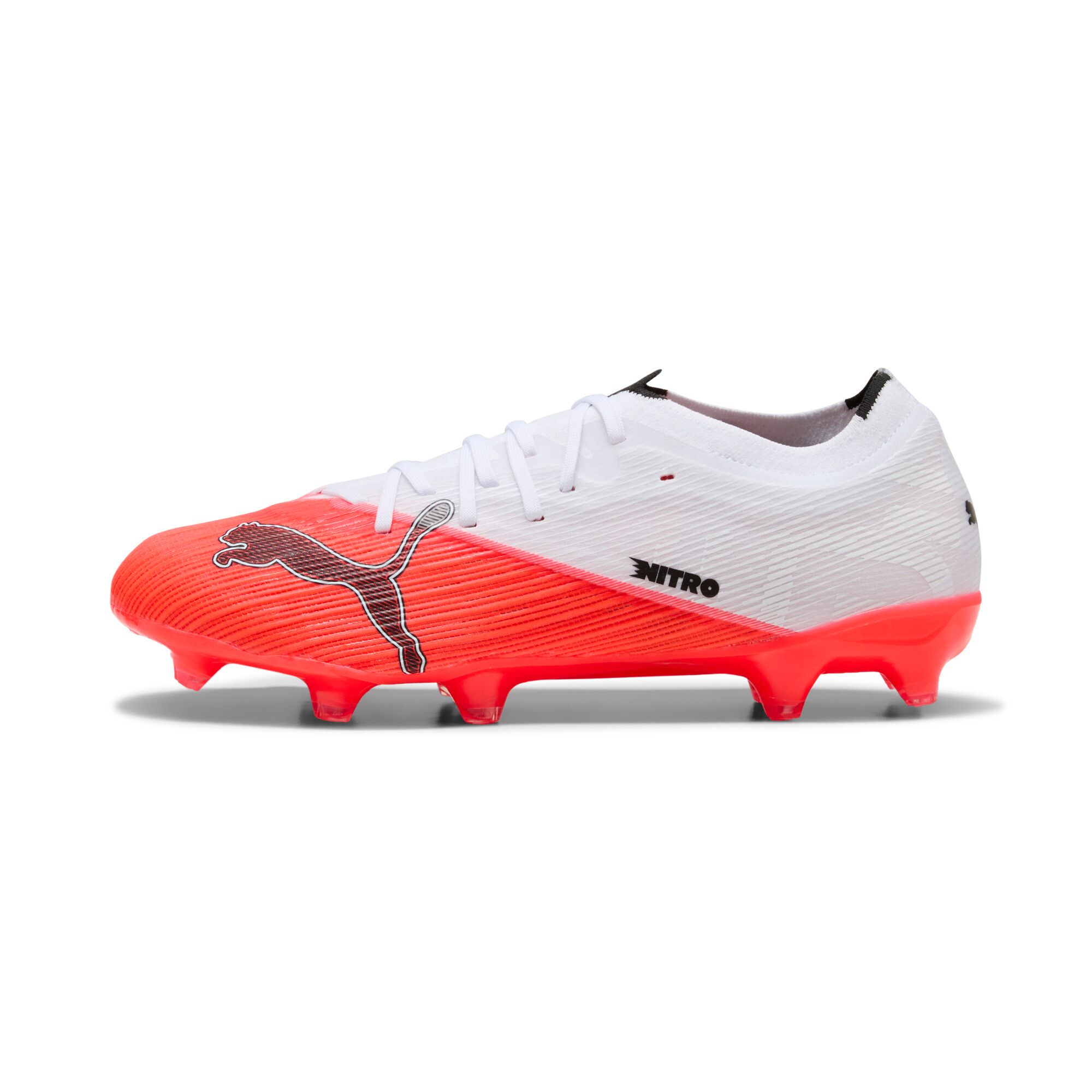 Puma ULTRA NITRO 7 Match FG/AG - Unisexe - Rouge - Noir et blanc - Pointure 48 EU