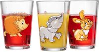 Ritzenhoff & Breker Kinderglazen Waldtiere 205 ml Set van 3