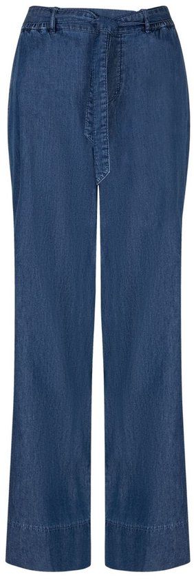 Red Button Claudette Palazzo Denim rinse wide leg jeans donkerblauw
