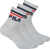 Fila Sokken Set van 3 - Unisex - Maat 43-46 - Grijs