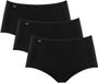 Sloggi Women 24/7 Cotton Midi (3-pack) - dames slip - zwart