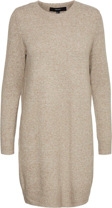 VERO MODA VMDOFFY LS O-NECK DRESS GA NOOS - Sepia Tint - Maat M