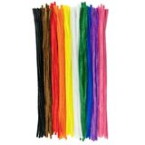 Merkloos / Sans marque Chenilledraad - 100x - gekleurd - 8 mm x 50 cm - hobby/knutsel materialen