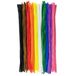 Merkloos / Sans marque Chenilledraad - 100x - gekleurd - 8 mm x 50 cm - hobby/knutsel materialen