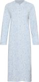 Pastunette Nachthemd Soft Paisley Katoen Blauw/Wit Maat 44
