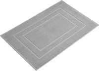 Homewell badmat | 60 x 90 cm extra groot | 100% katoen | Douchemat douchemat badmat | Kleur: grijs