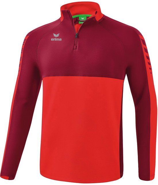 Erima Six Wings Sporttrui - Rood/Donkerrood - Maat 164 - Unisex - Voetbal
