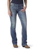 Wrangler Retro Mae Mid Rise Stretch Boot Cut Jean voor dames
