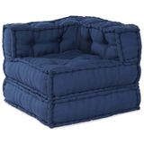 VidaXL Modulebankeenheid Stof Indigo 70 x 70 x 56 cm