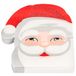 HEKU 12 Premium Airlaid kerstservetten, hoogwaardige, stofachtige wegwerpservetten, kerstmandesign, rond gestanst en bijzonder absorberend, ideaal voor feestelijke gelegenheden