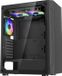 VEVOR Boîtier PC Gaming Mid-Tower 3x120mm Ventilateurs ARGB pour Carte Mère ATX