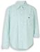 Tom Tailor - Oversized overhemdblouse met hartborduursel - Maat 42 - blue haze irregular stripe