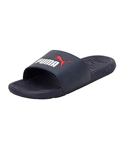 Puma Cool Cat 2.0 Badslippers Senior donkerblauw - wit - rood