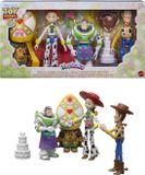 Mattel Disney en Pixar Toy Story 5 Buzz en Jessie Voor Altijd Speelfiguren - Pakket van 4 met Accessoires
