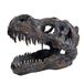 HEINBOW T-rex schedel aan de muur gemonteerde dinosauruskop trofee faux taxidermie muurbeeld fossiele beeldje muurdecoratie Tyrannosaurus Rex schedel sculptuur 40 cm lang