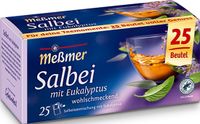 Messmer Salie Eucalyptus Kruidenthee 12 x 25 zakjes