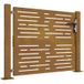 Acier Corten Portail de jardin 100x75 cm design carré
