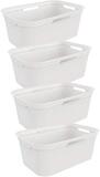 Rotho Babydesign Brisen Wasmand Set - 4 x 40L - Wit